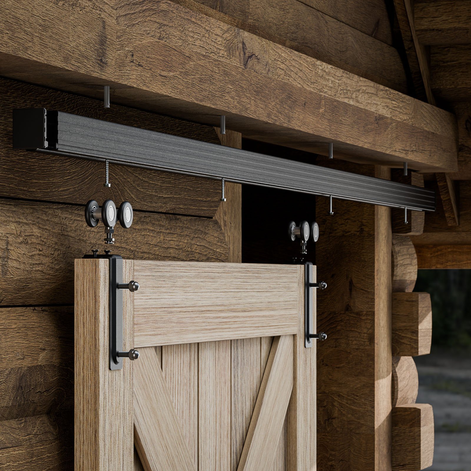 Ceiling Mount Barn Doornull